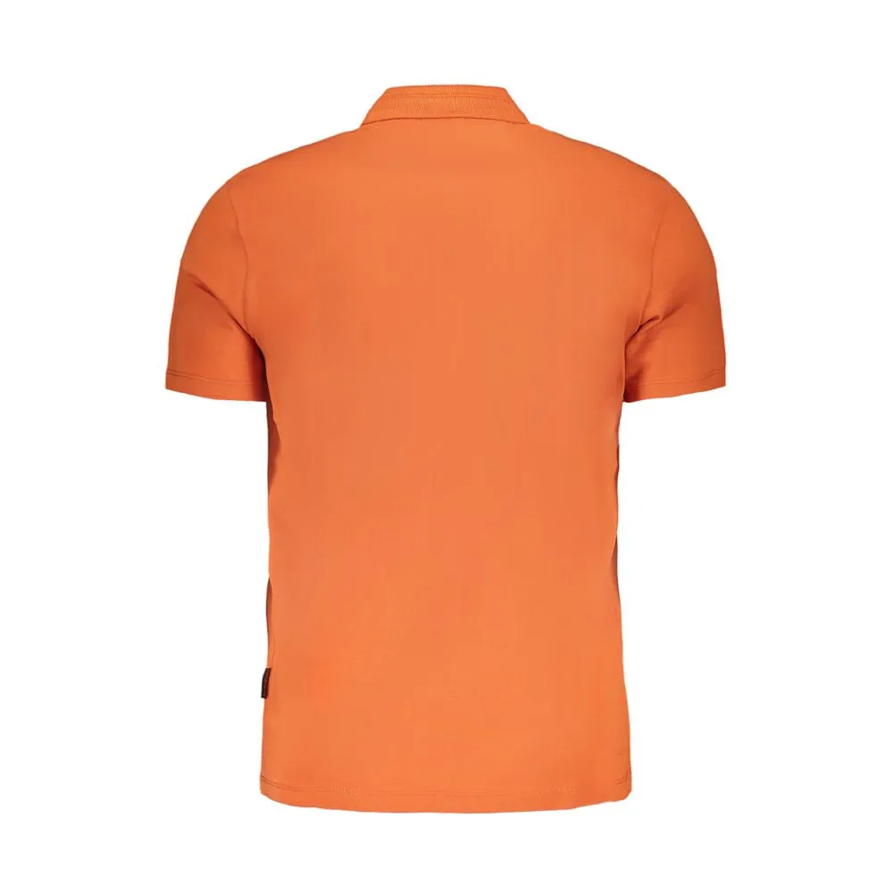 Orange Cotton Polo Shirt sold by Louxly product image thumbnail 2