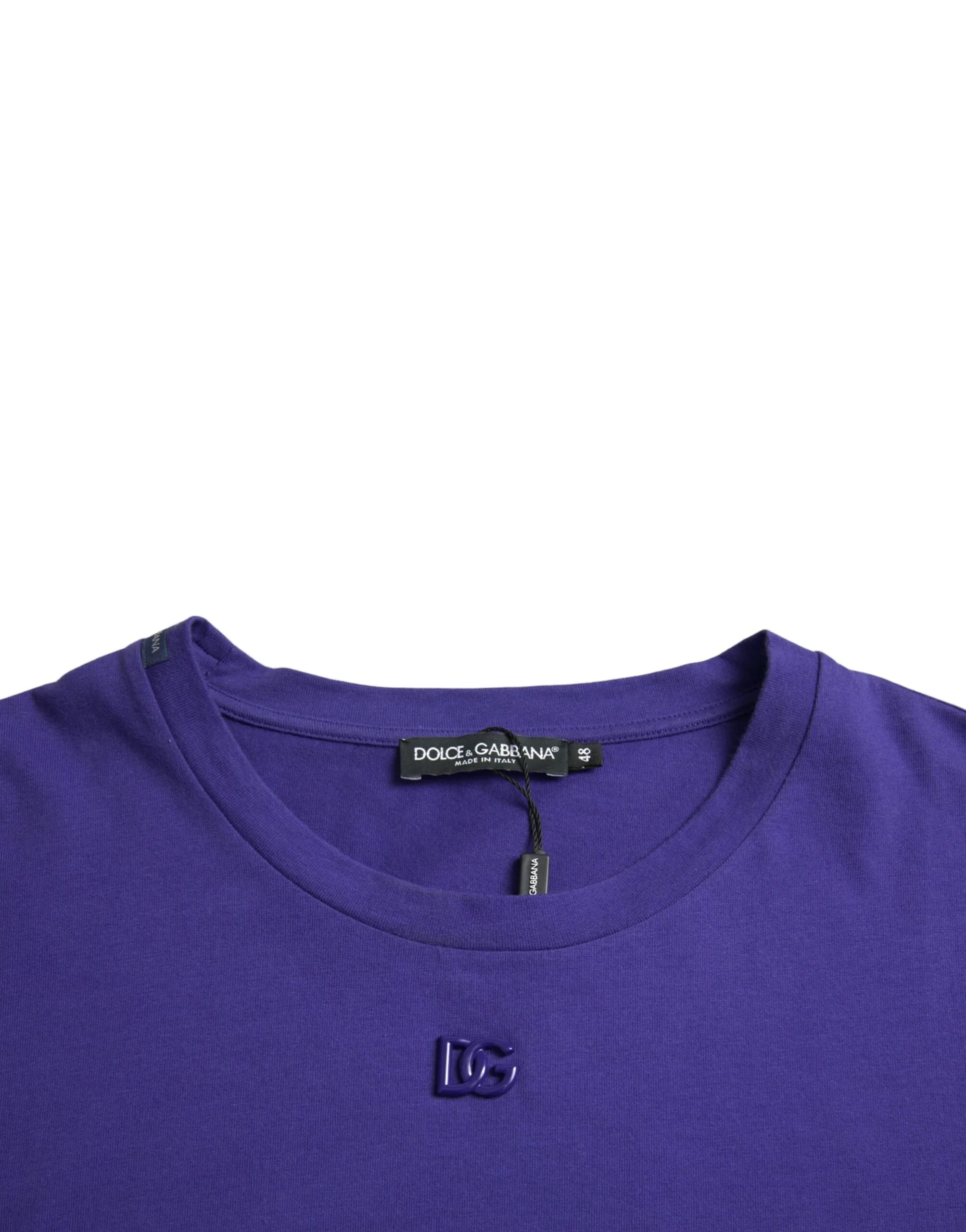 Royal Blue Logo Crew Neck Short Sleeve T-shirt sold by Louxly product image thumbnail 3