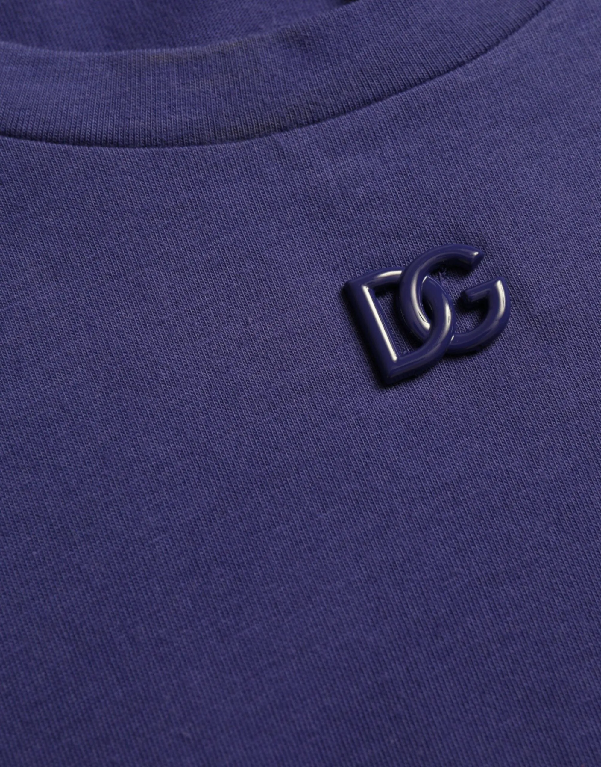 Royal Blue Logo Crew Neck Short Sleeve T-shirt sold by Louxly product image thumbnail 4