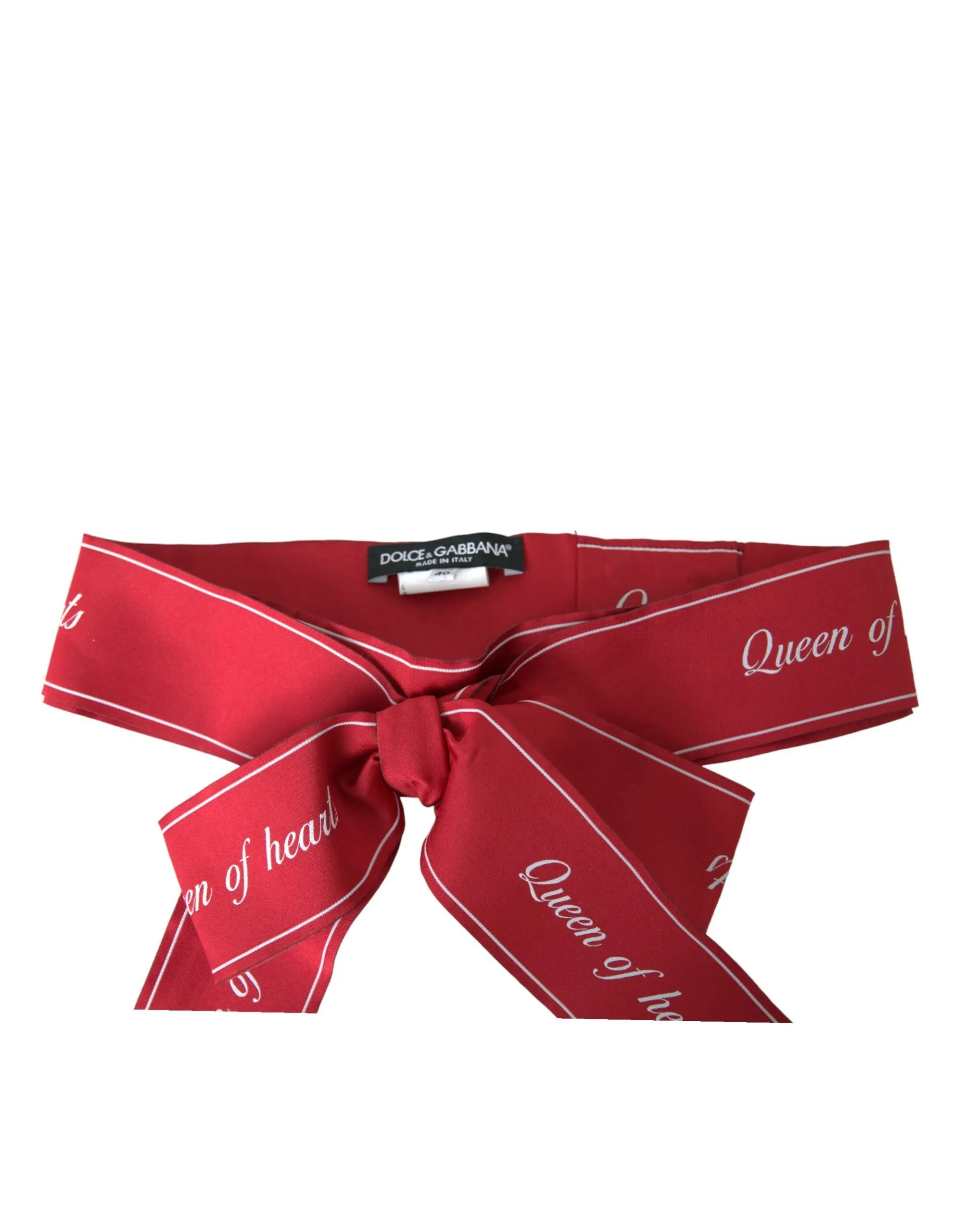 Red Polyester QUEEN OF HEARTS Belt sold by Louxly product image thumbnail 5