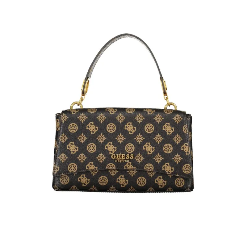 Brown Polyethylene Handbag sold by Louxly