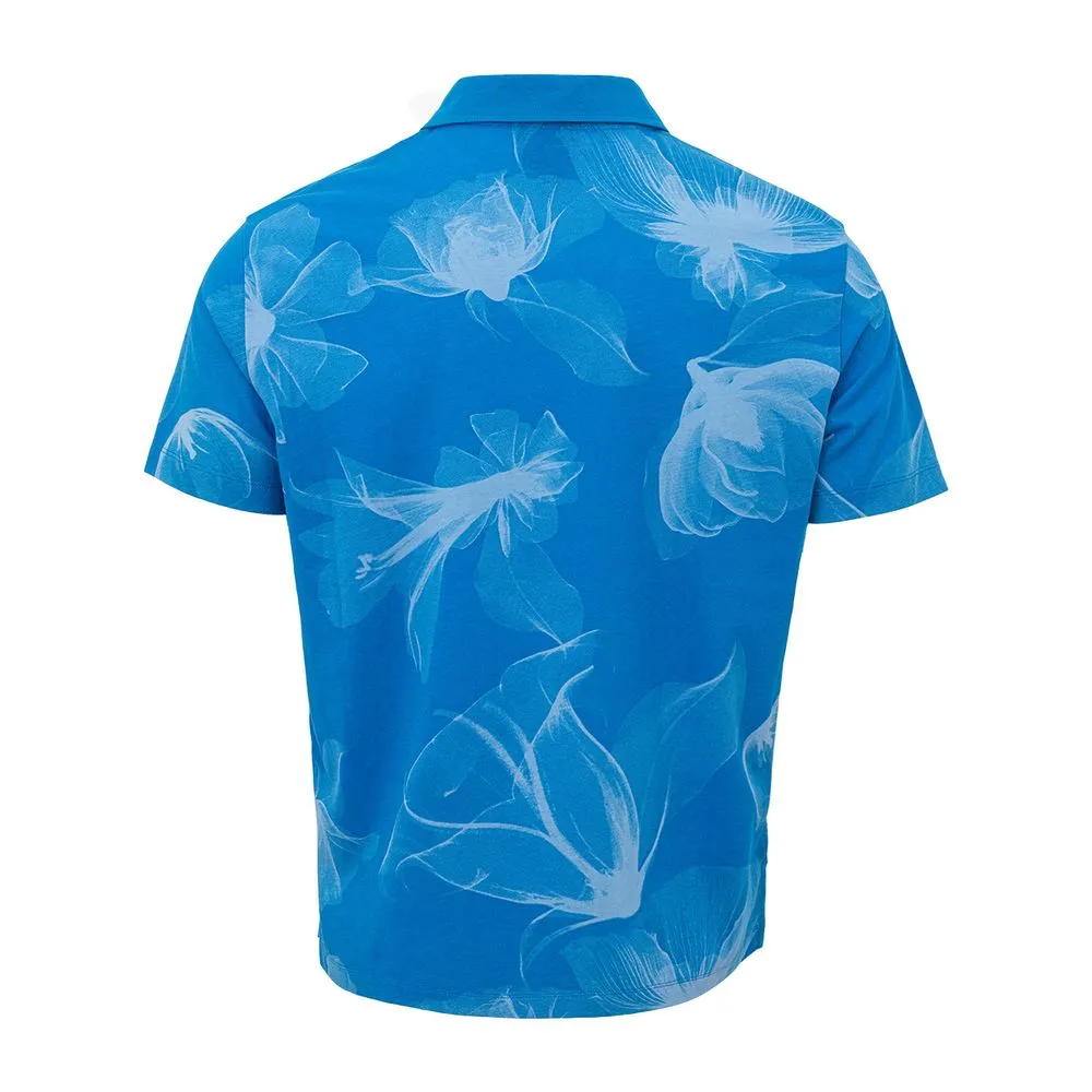 Sleek Blue Cotton Polo for Men sold by Louxly product image thumbnail 2