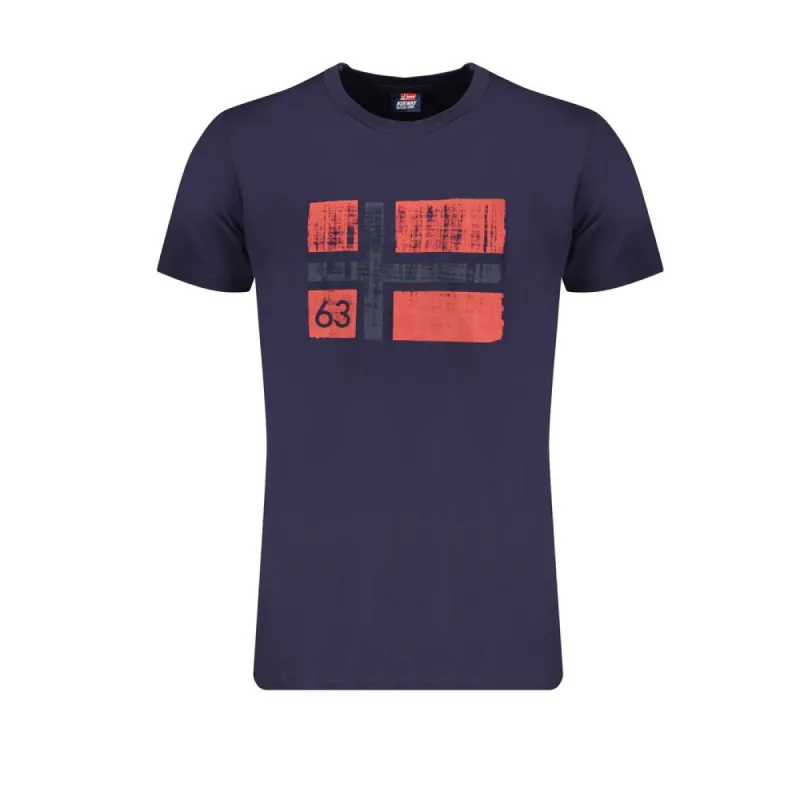 Blue Cotton T-Shirt sold by Louxly