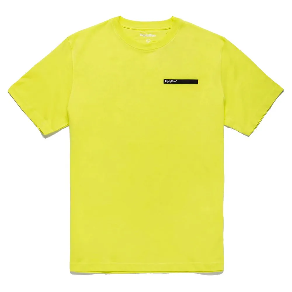 Embossed Logo Cotton T-Shirt in Yellow sold by Louxly
