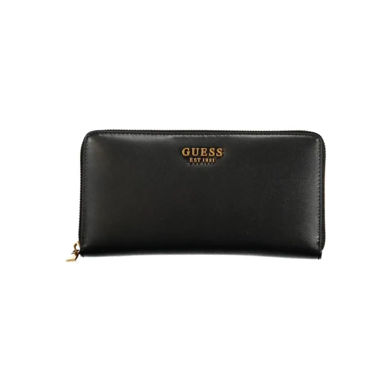 Triple-Compartment Chic Black Wallet sold by Louxly