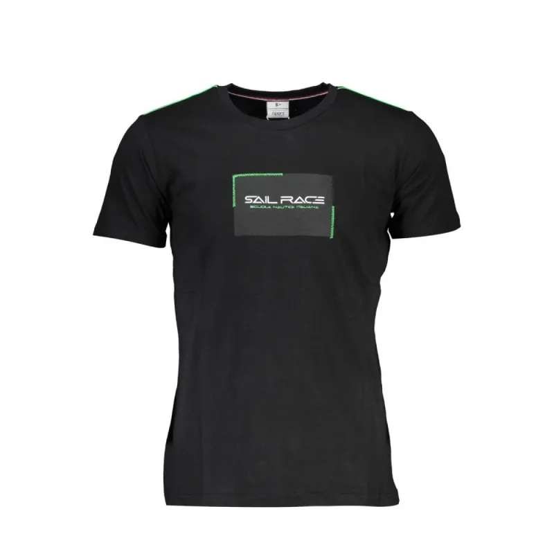 Black Cotton T-Shirt sold by Louxly