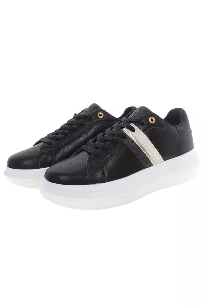 Black Polyester Women Sneaker sold by Louxly product image thumbnail 2