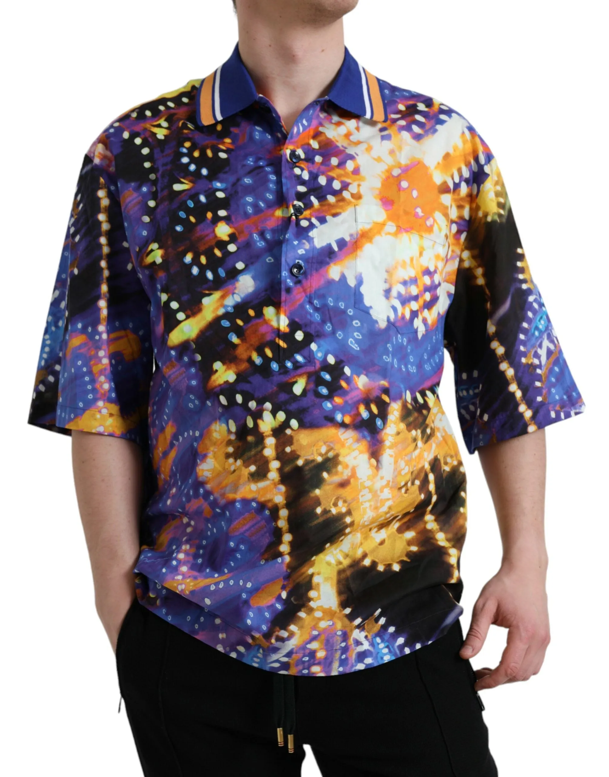 Multicolor Luminarie Print Cotton Casual Shirt sold by Louxly product image thumbnail 3