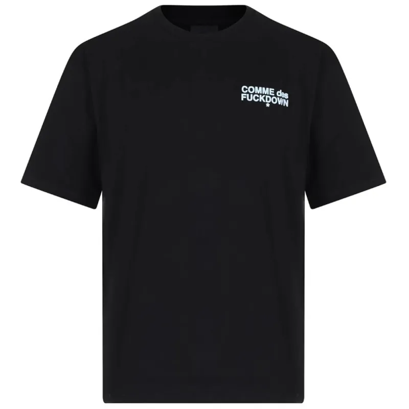Black Cotton T-Shirt sold by Louxly
