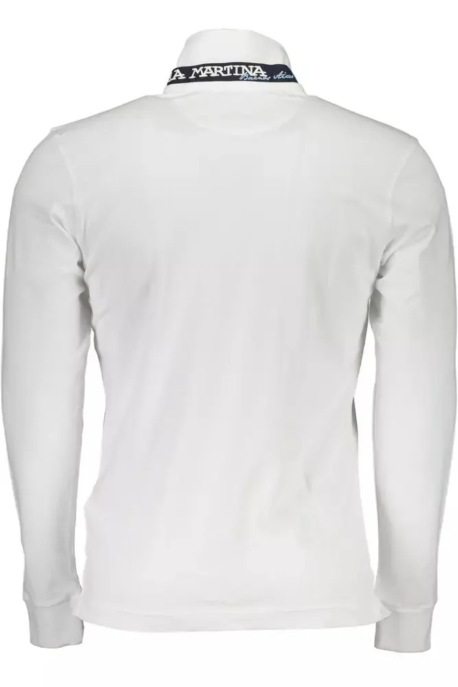 White Cotton Men Polo Shirt sold by Louxly product image thumbnail 3