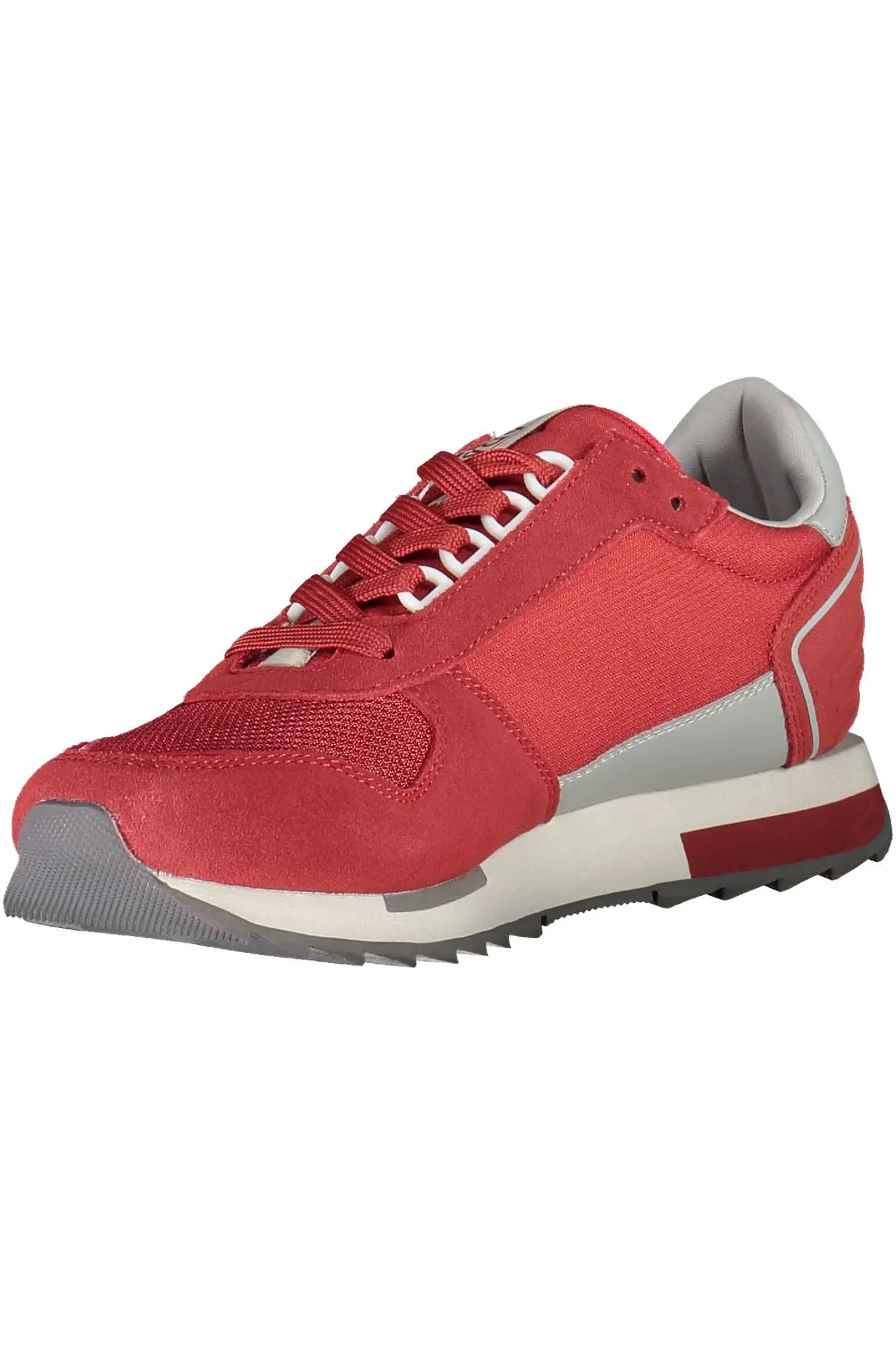 Red Polyester Men Sneaker sold by Louxly product image thumbnail 3