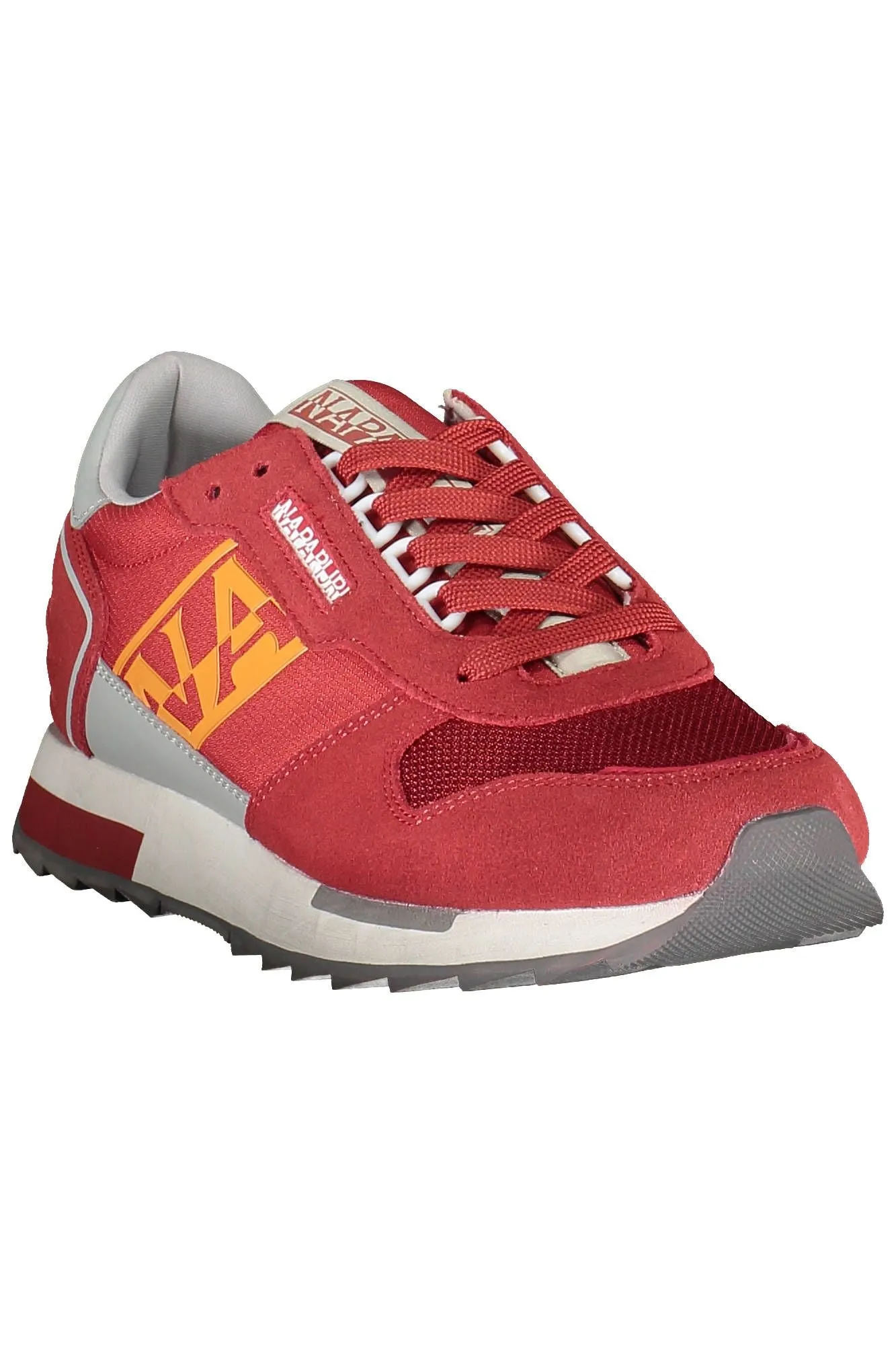 Red Polyester Men Sneaker sold by Louxly product image thumbnail 2
