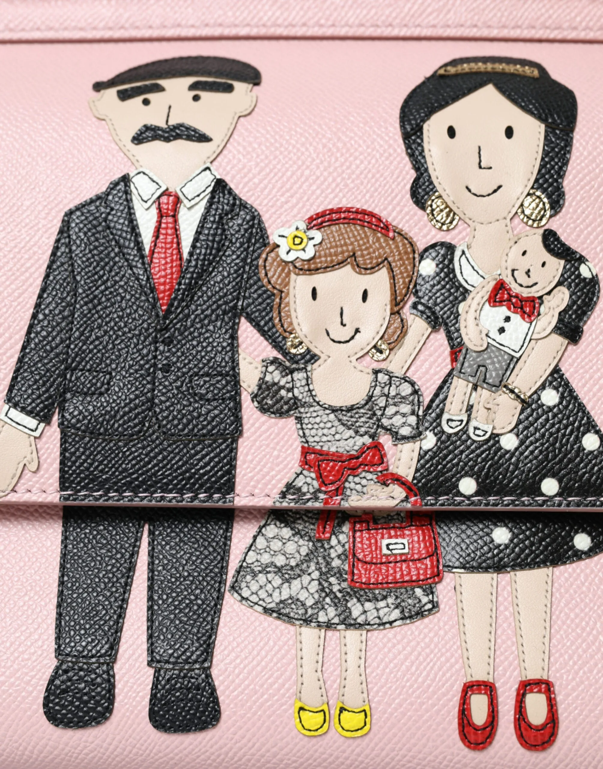 Chic Pink Sicily Leather Shoulder Bag sold by Louxly product image thumbnail 4