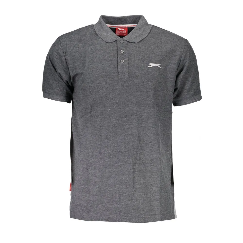 Gray Cotton Polo Shirt sold by Louxly