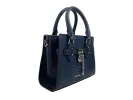 Hamilton XS Navy Snake Satchel Crossbody Bag Purse sold by Louxly