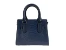 Hamilton XS Navy Snake Satchel Crossbody Bag Purse sold by Louxly