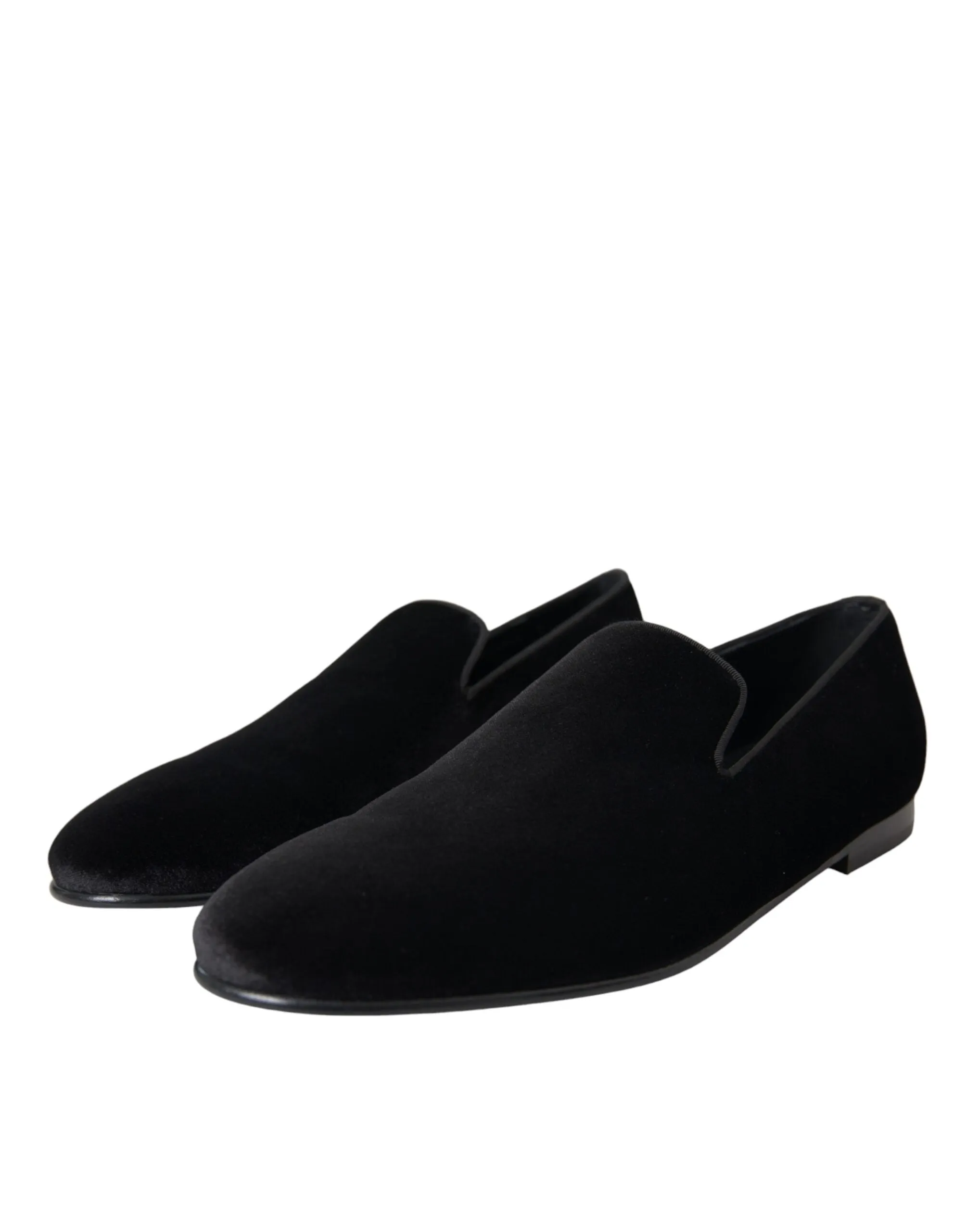 Black Suede Loafers Formal Dress Slip On Shoes sold by Louxly product image thumbnail 3