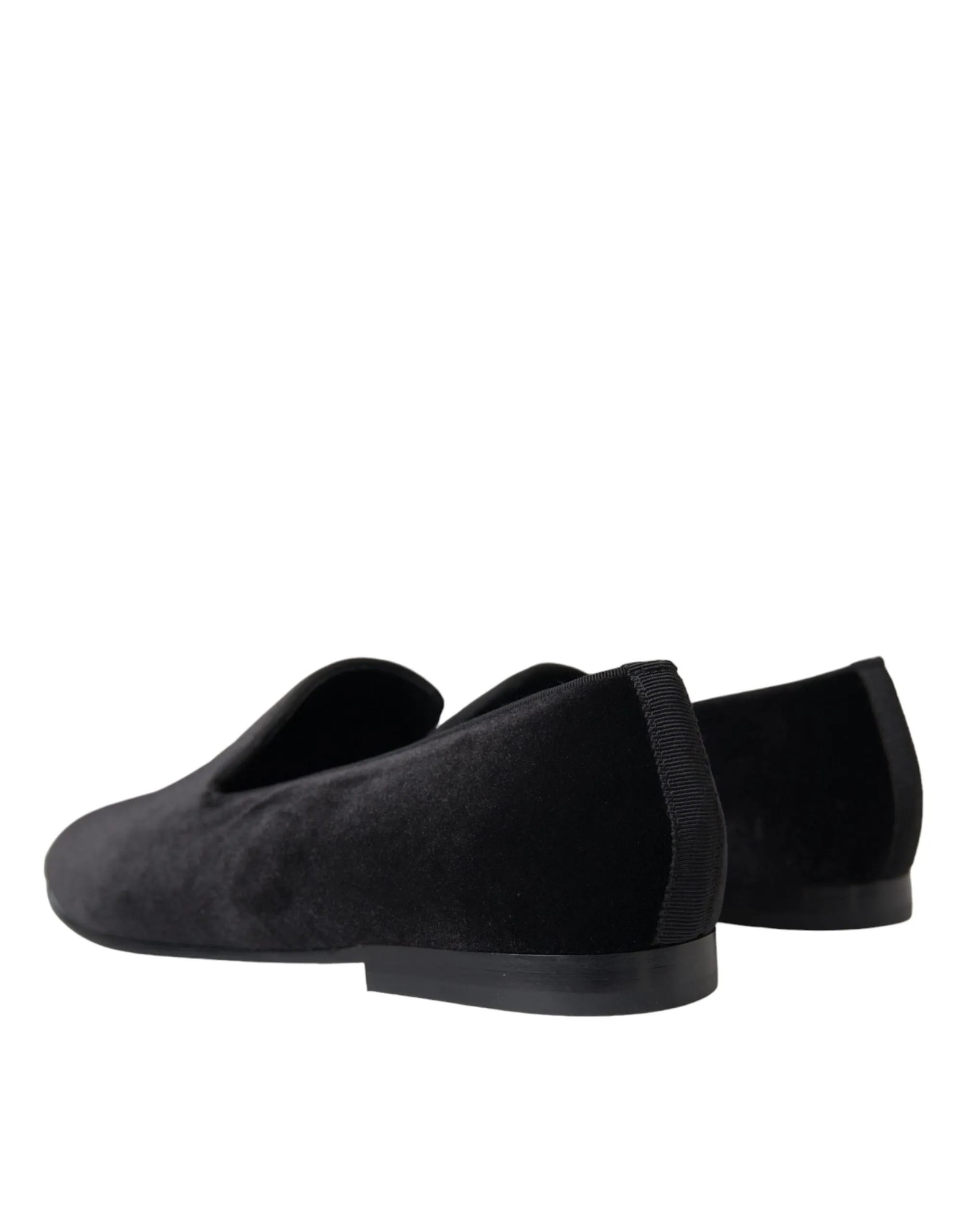 Black Suede Loafers Formal Dress Slip On Shoes sold by Louxly product image thumbnail 4