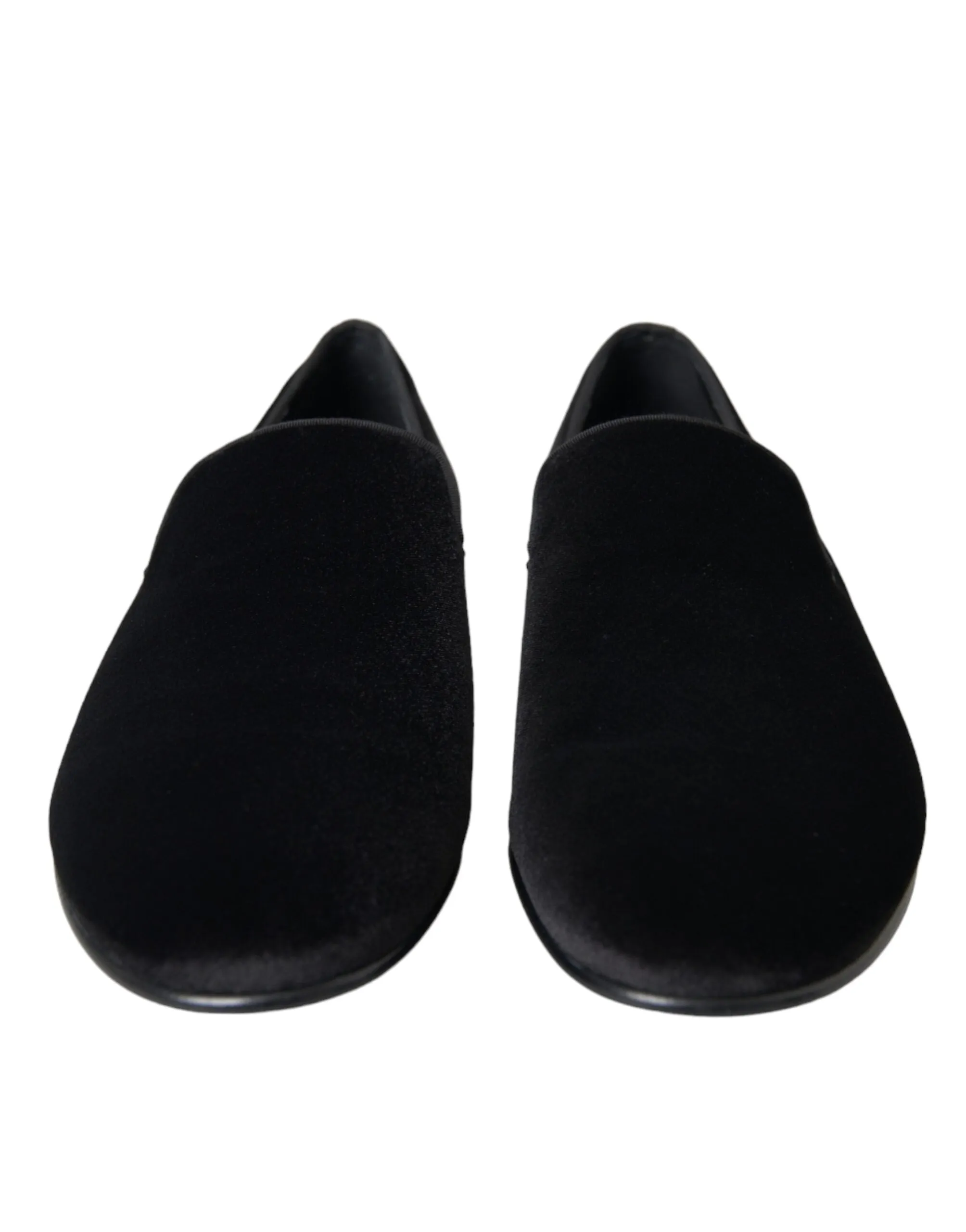 Black Suede Loafers Formal Dress Slip On Shoes sold by Louxly product image thumbnail 2