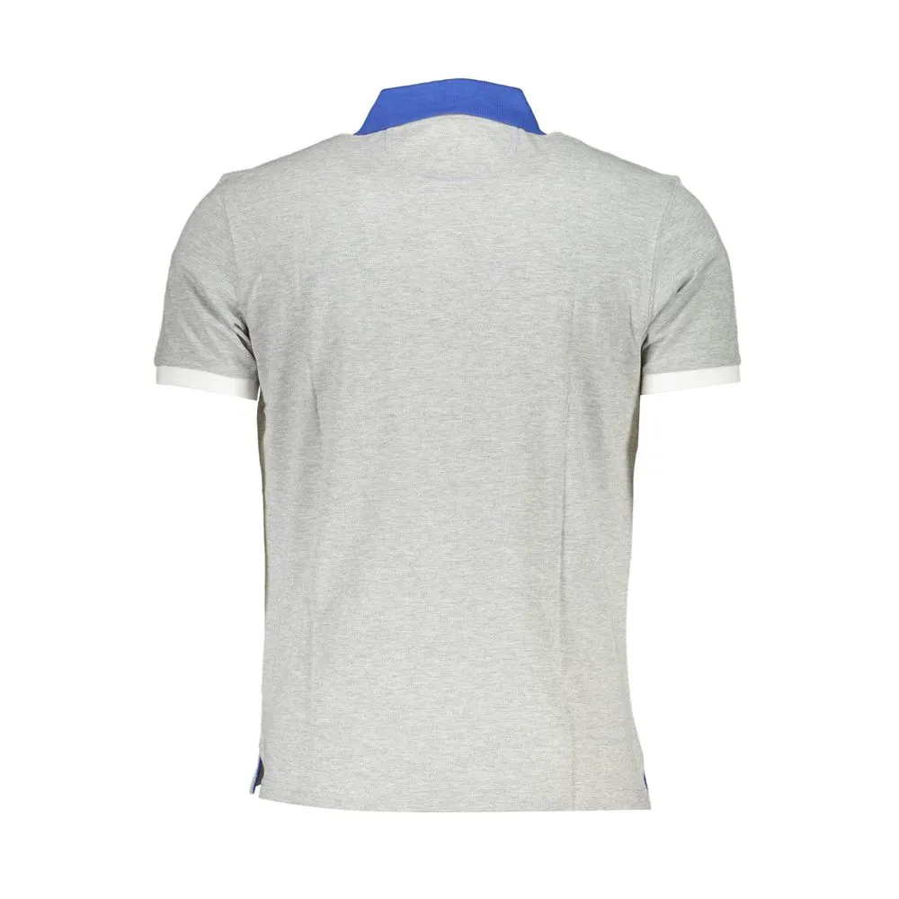 Gray Cotton Men Polo Shirt sold by Louxly product image thumbnail 2