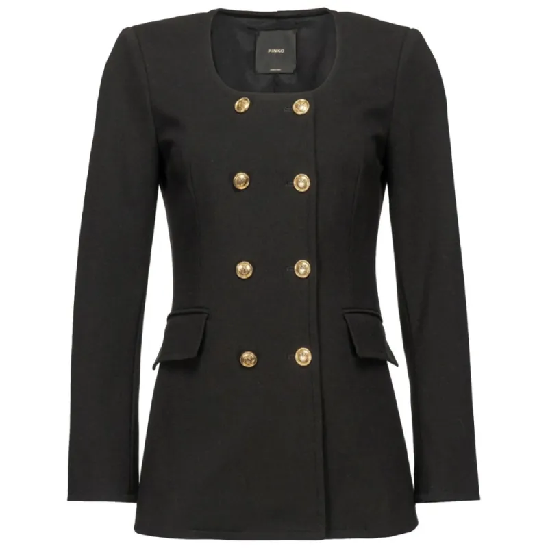 Black Viscose Suits & Blazer sold by Louxly