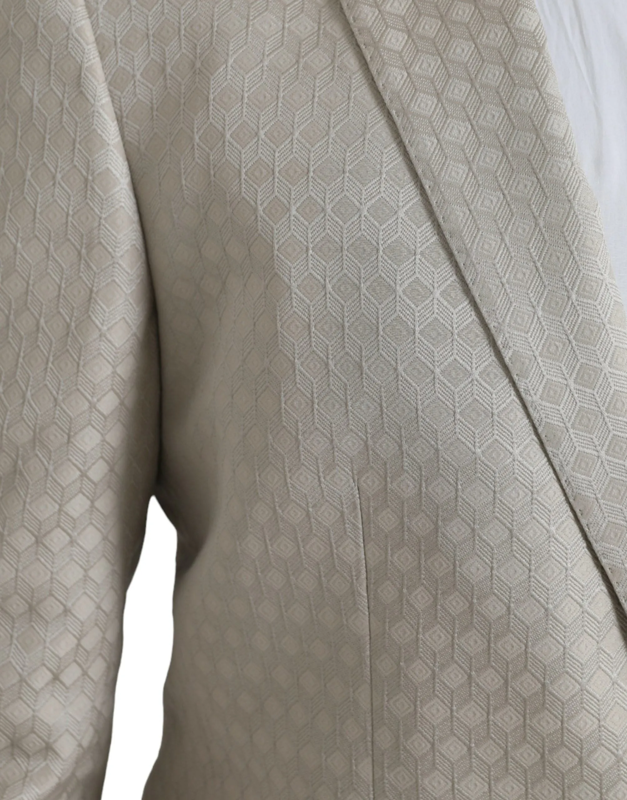 Beige MARTINI Single Breasted Coat Blazer sold by Louxly product image thumbnail 5