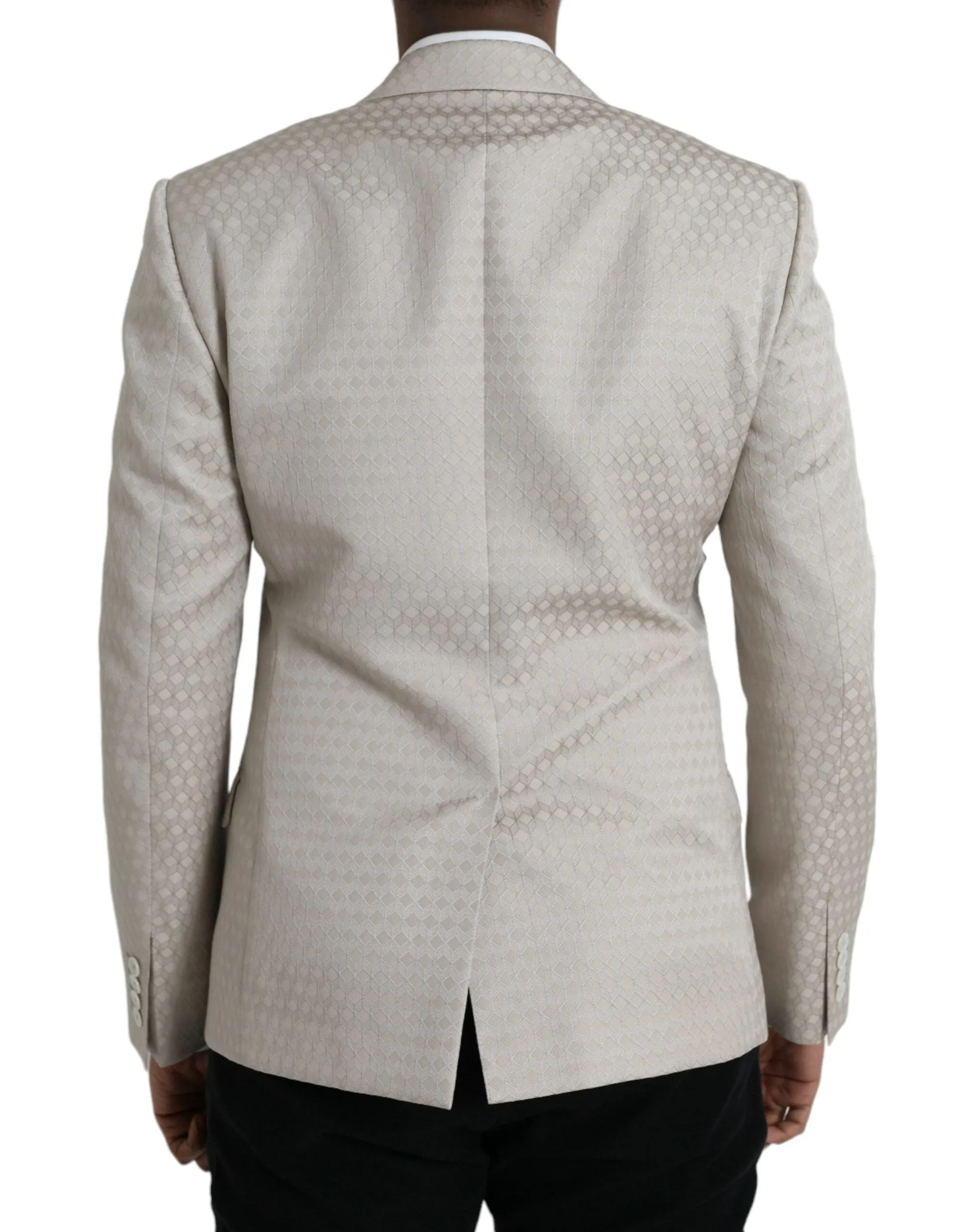 Beige MARTINI Single Breasted Coat Blazer sold by Louxly product image thumbnail 3