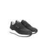 Blue Leather Men Sneaker sold by Louxly