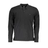 Black Cotton Polo Shirt sold by Louxly