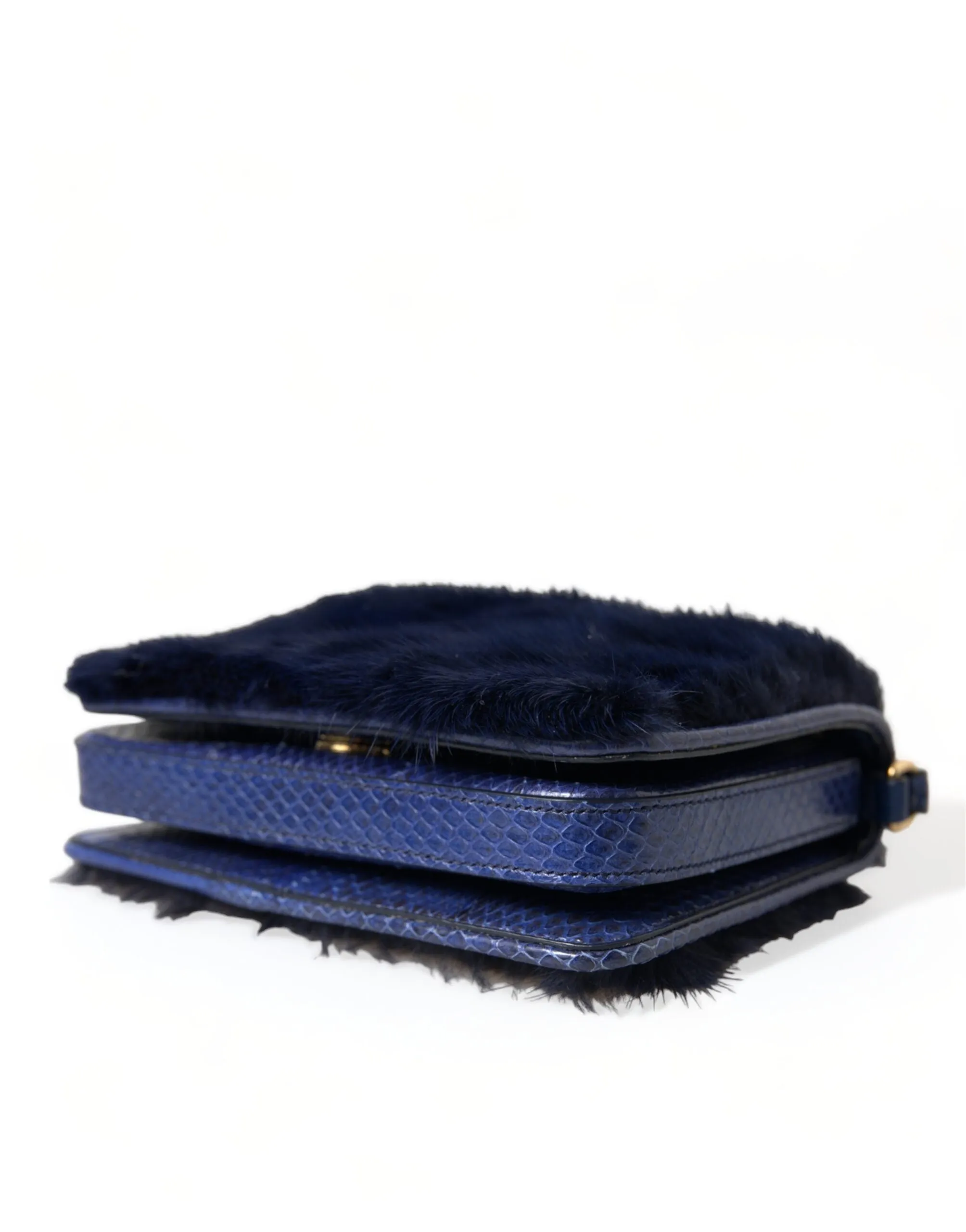 Exquisite Blue Mink Fur Shoulder Bag sold by Louxly product image thumbnail 4