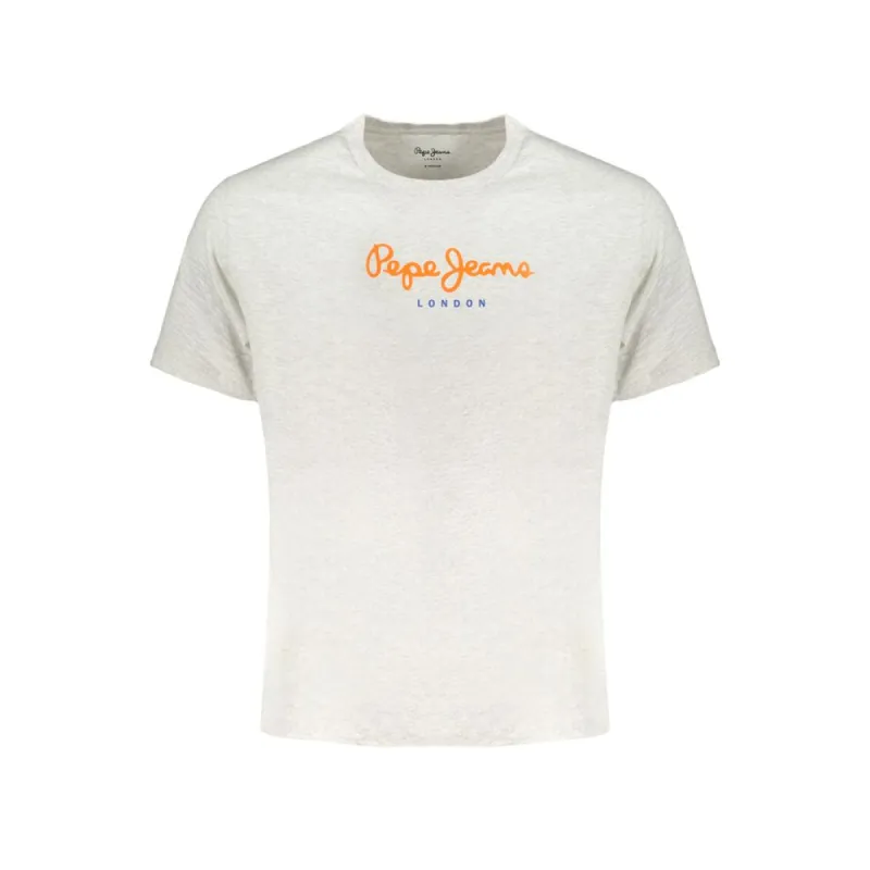 Gray Cotton T-Shirt sold by Louxly
