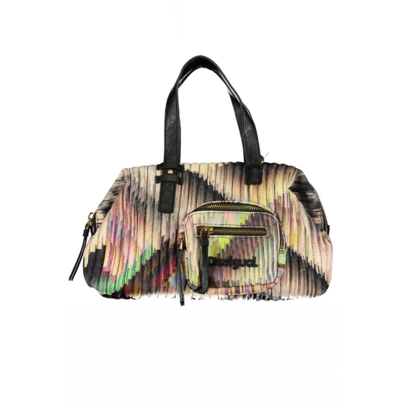 Black Polyester Handbag sold by Louxly