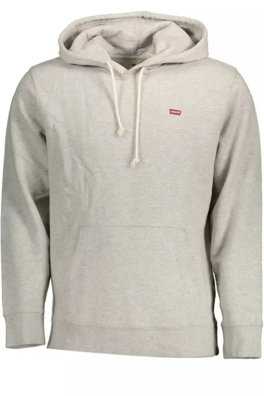 Gray Cotton Men Sweater made by Levi's