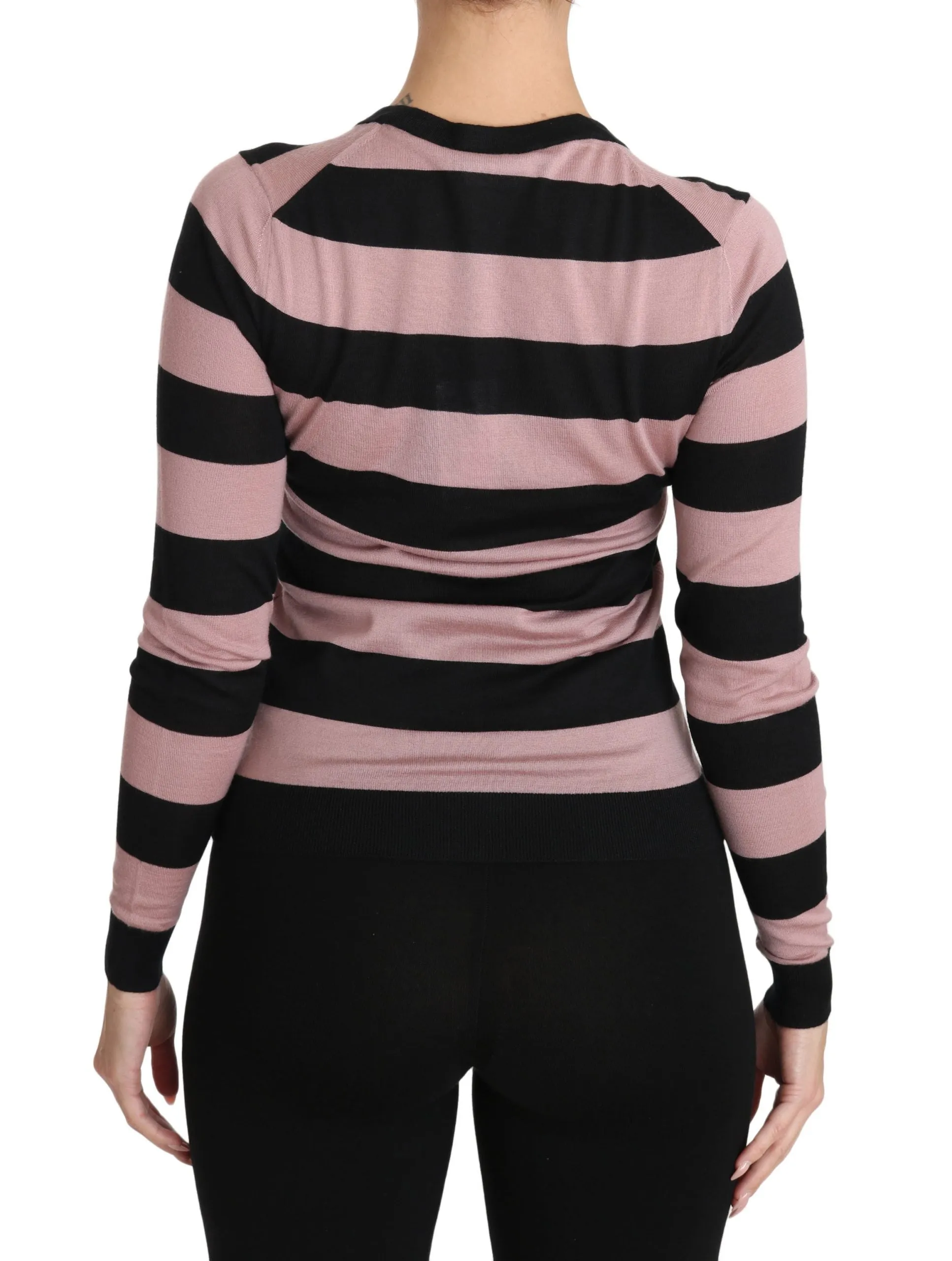 Elegant Floral Embroidered Cashmere Cardigan sold by Louxly product image thumbnail 4
