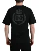 Elegant Embossed Logo Cotton Tee sold by Louxly