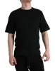 Elegant Embossed Logo Cotton Tee sold by Louxly