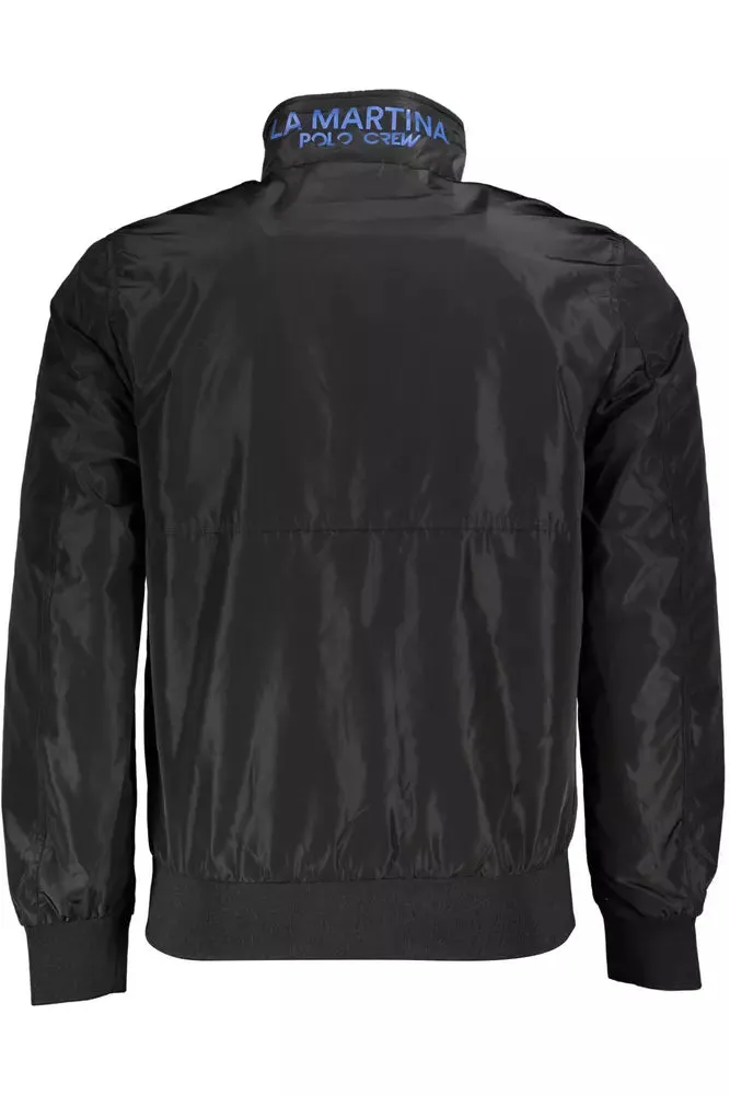 Black Polyester Men Jacket sold by Louxly product image thumbnail 2