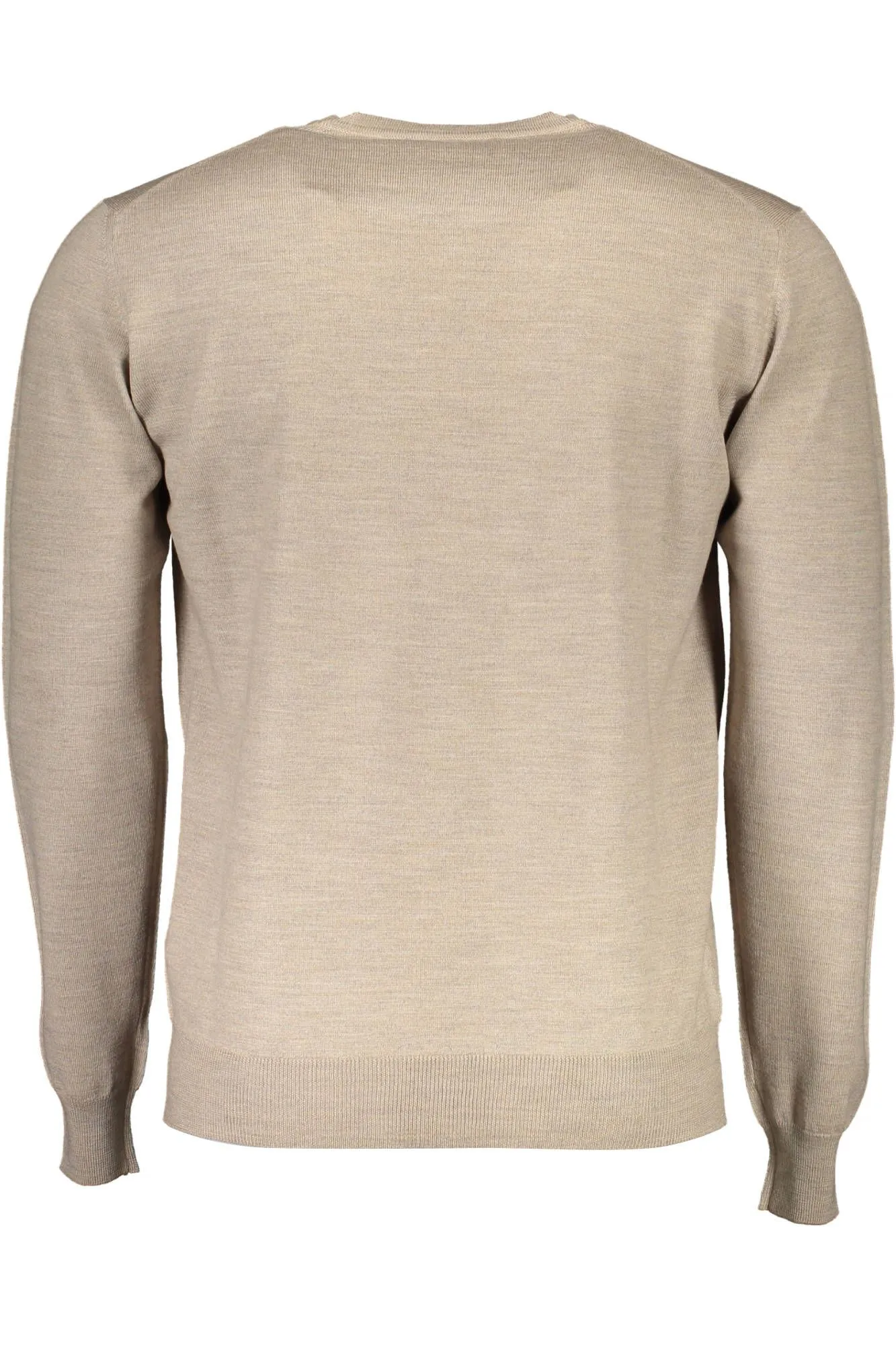 Beige Wool Crew Neck Luxury Sweater sold by Louxly product image thumbnail 2