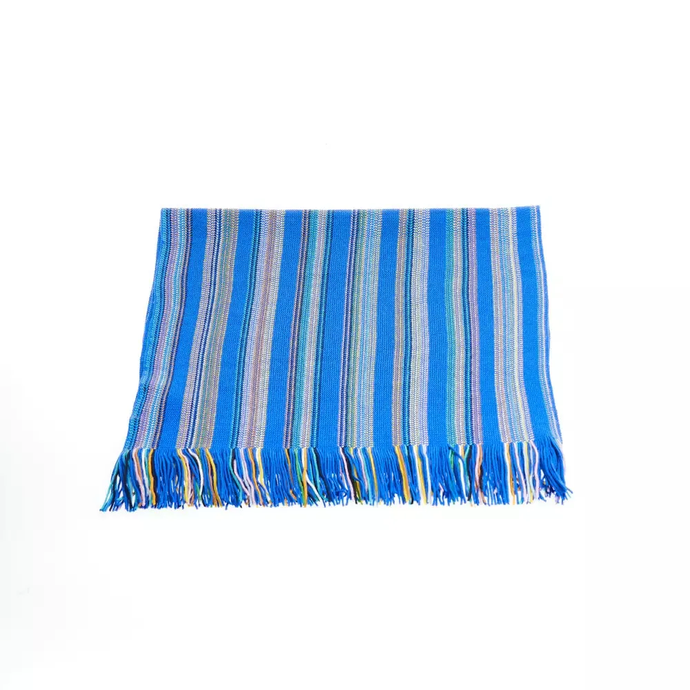 Vibrant Geometric Pattern Fringed Scarf sold by Louxly product image thumbnail 2