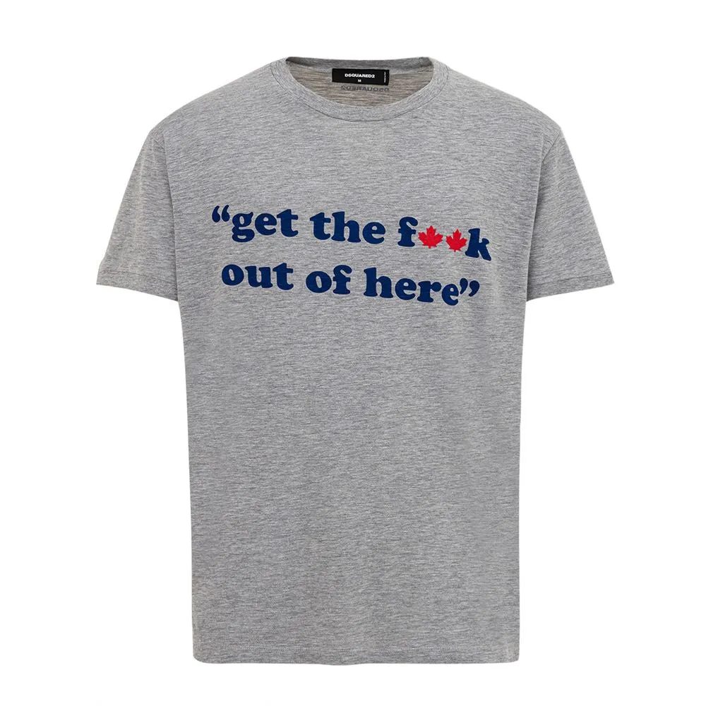 Gray Cotton T-Shirt sold by Louxly