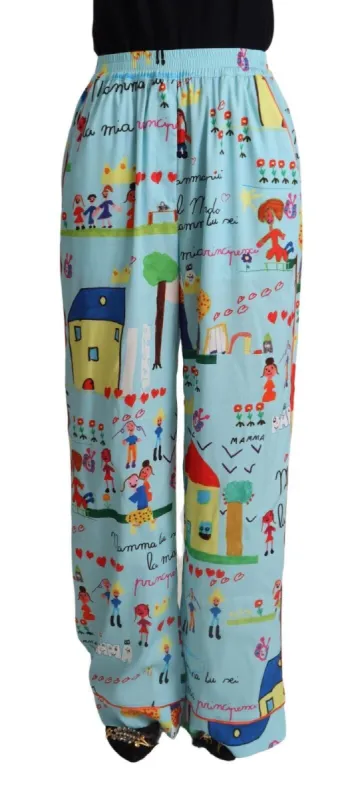 Elegant Wide Leg Printed Pants sold by Louxly