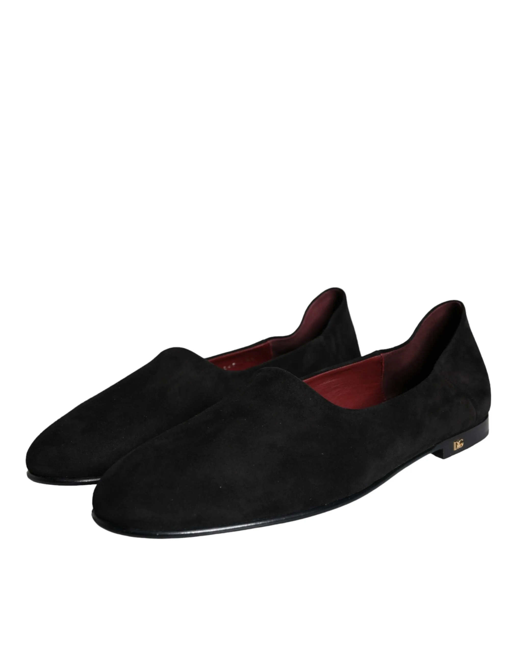 Black Suede Loafers Formal Slip On Shoes sold by Louxly product image thumbnail 3