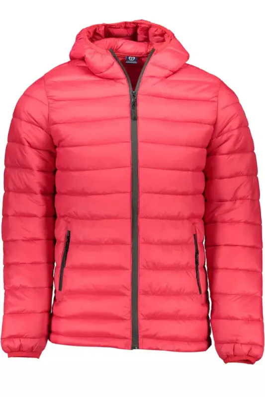 Hooded Red Performance Jacket sold by Louxly