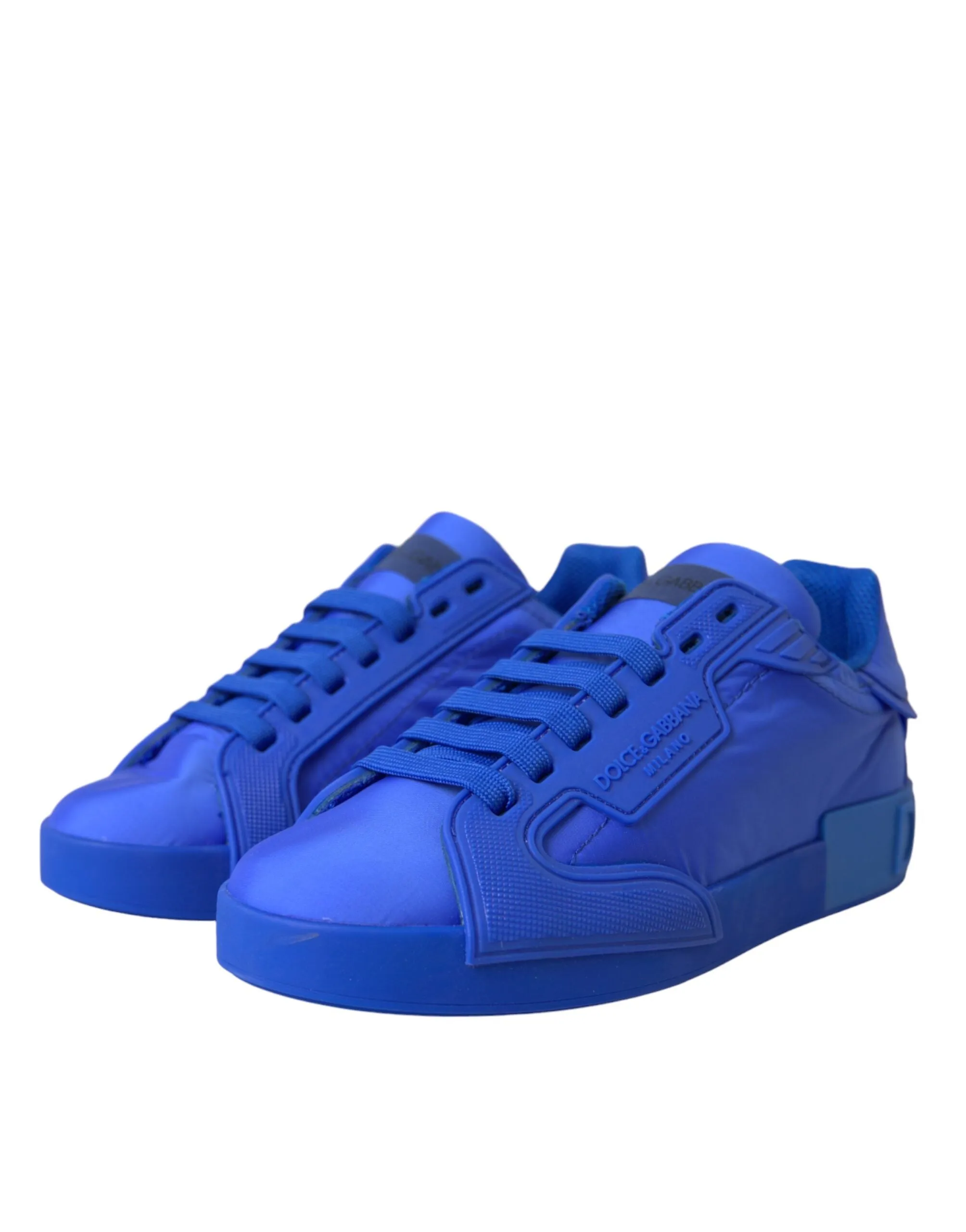 Blue Leather Fabric Low Top Sneakers Shoes sold by Louxly product image thumbnail 3