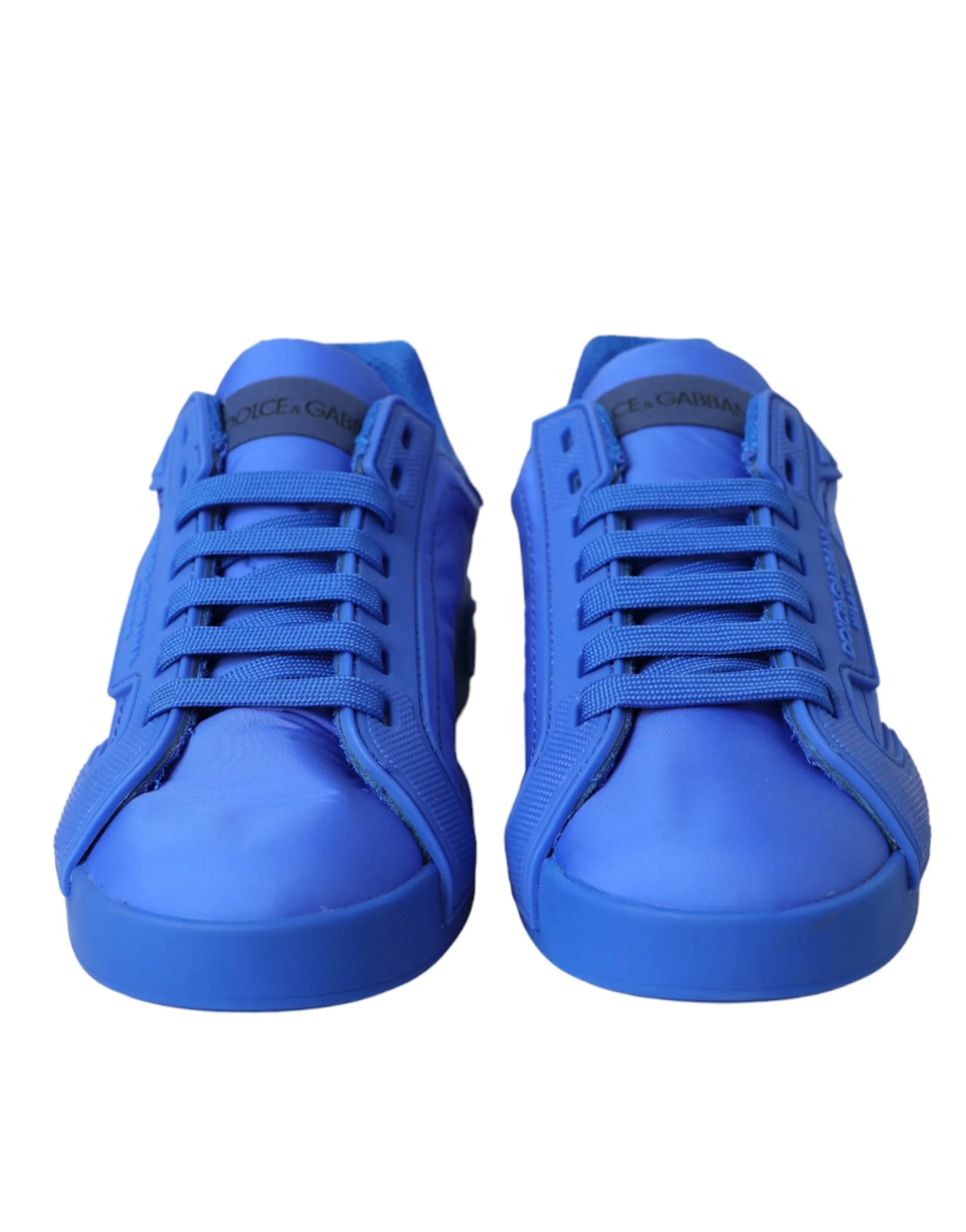 Blue Leather Fabric Low Top Sneakers Shoes sold by Louxly product image thumbnail 2