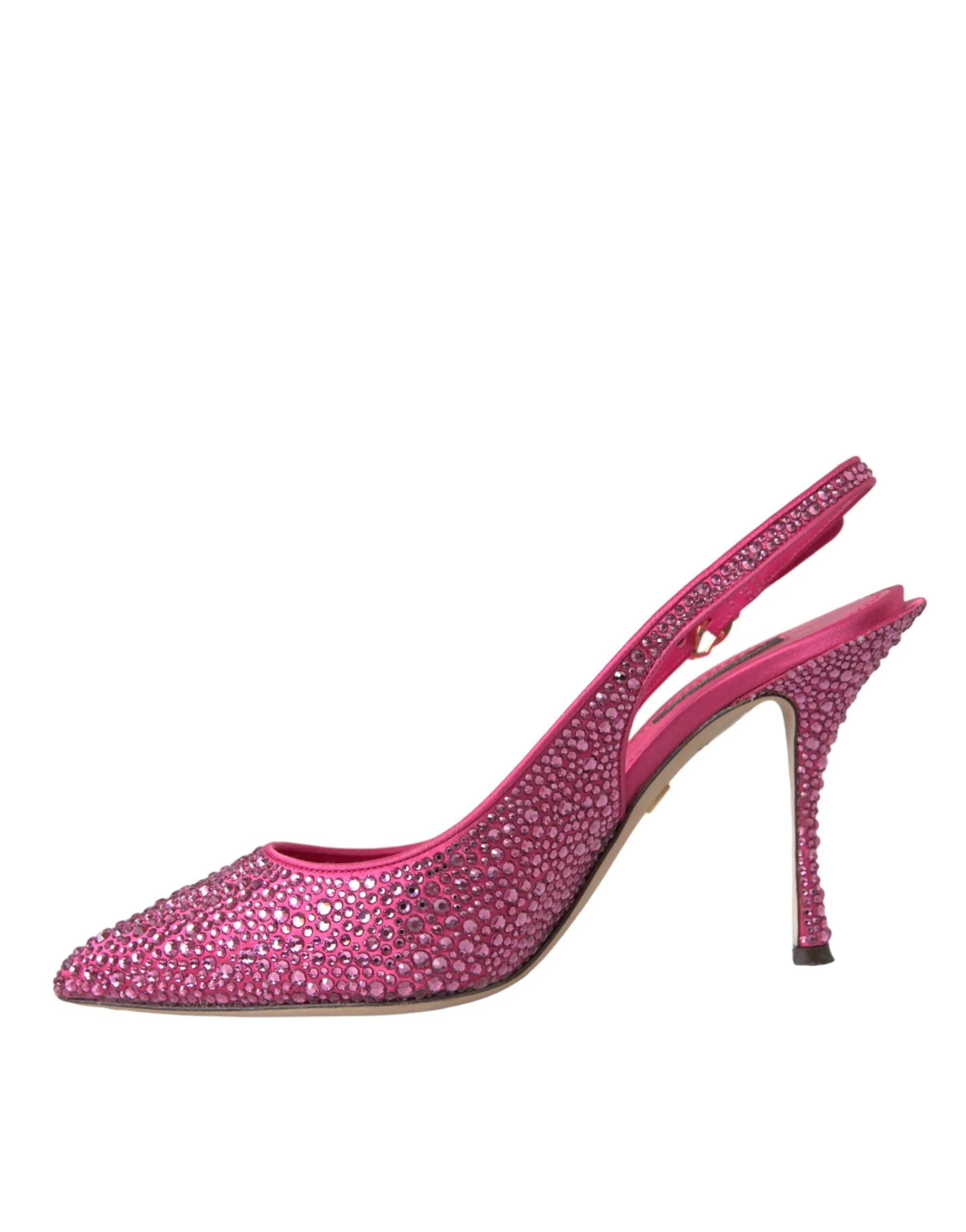 Pink Strass Crystal Heels Slingbacks Shoes sold by Louxly product image thumbnail 5