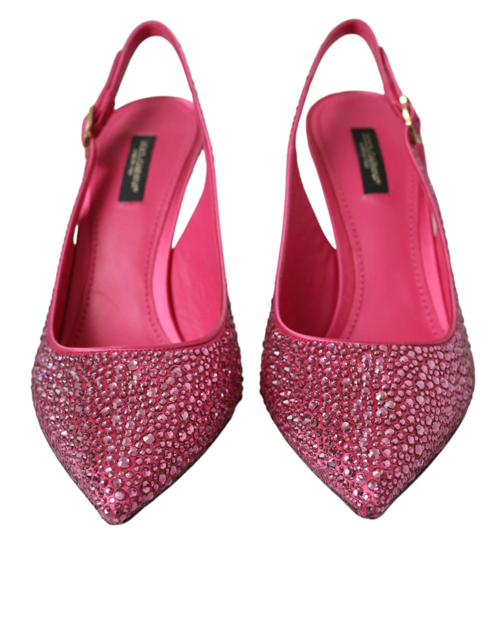 Pink Strass Crystal Heels Slingbacks Shoes sold by Louxly product image thumbnail 2