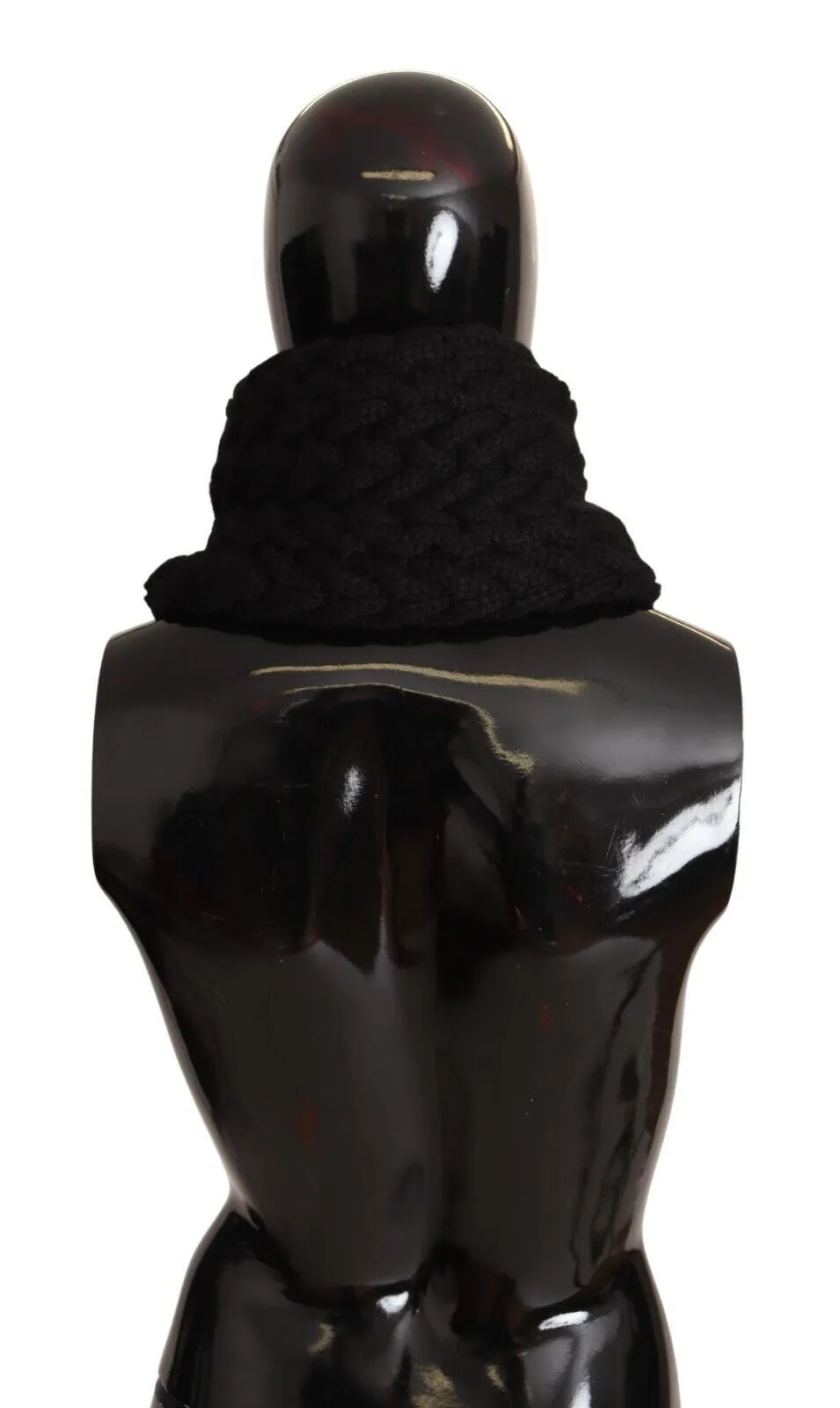 Elegant Black Cashmere Scarf sold by Louxly product image thumbnail 4