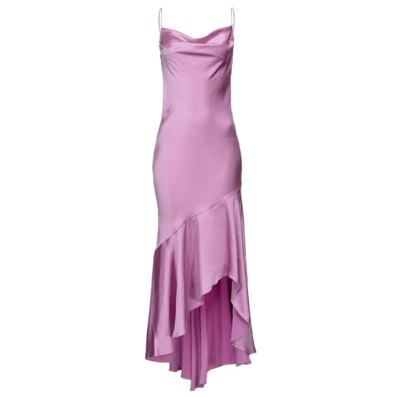 Pink Polyester Dress sold by Louxly