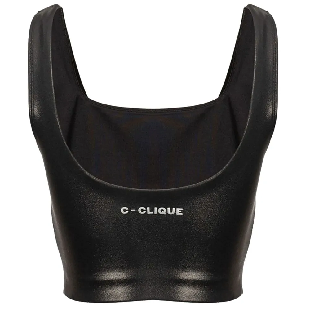 Black Nylon Tops & T-Shirt sold by Louxly product image thumbnail 2